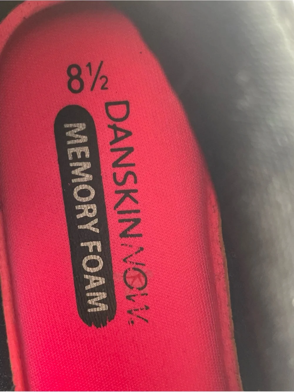 Danskin Now Memory Foam Women's Athletic Walking Shoes Black Size 8.5 Bungee
